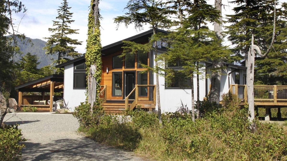 Tofino House | The Getaway, A contemporary home on private 2 acre waterfront property.