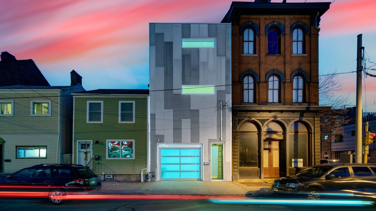 South Side Flats House | The Glassy House, Chic, Modern, 40ft Atrium, In South Side Pittsburgh