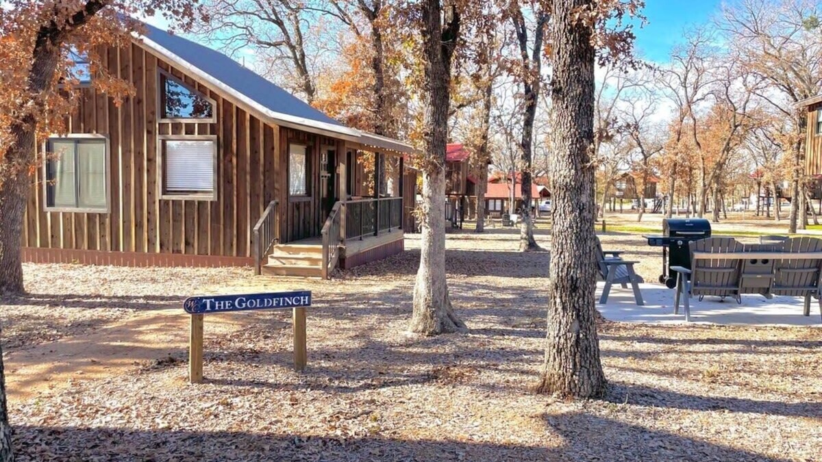 Elm Mott Ski Chalet | The Goldfinch Cabin (15 MIN to Magnolia & Baylor)