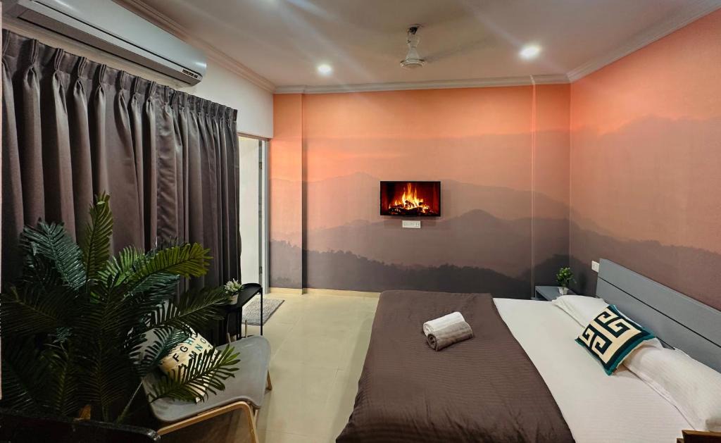 Mundhwa Apartment | The Good Vibes Studio : AC, WiFi, Smart Tv