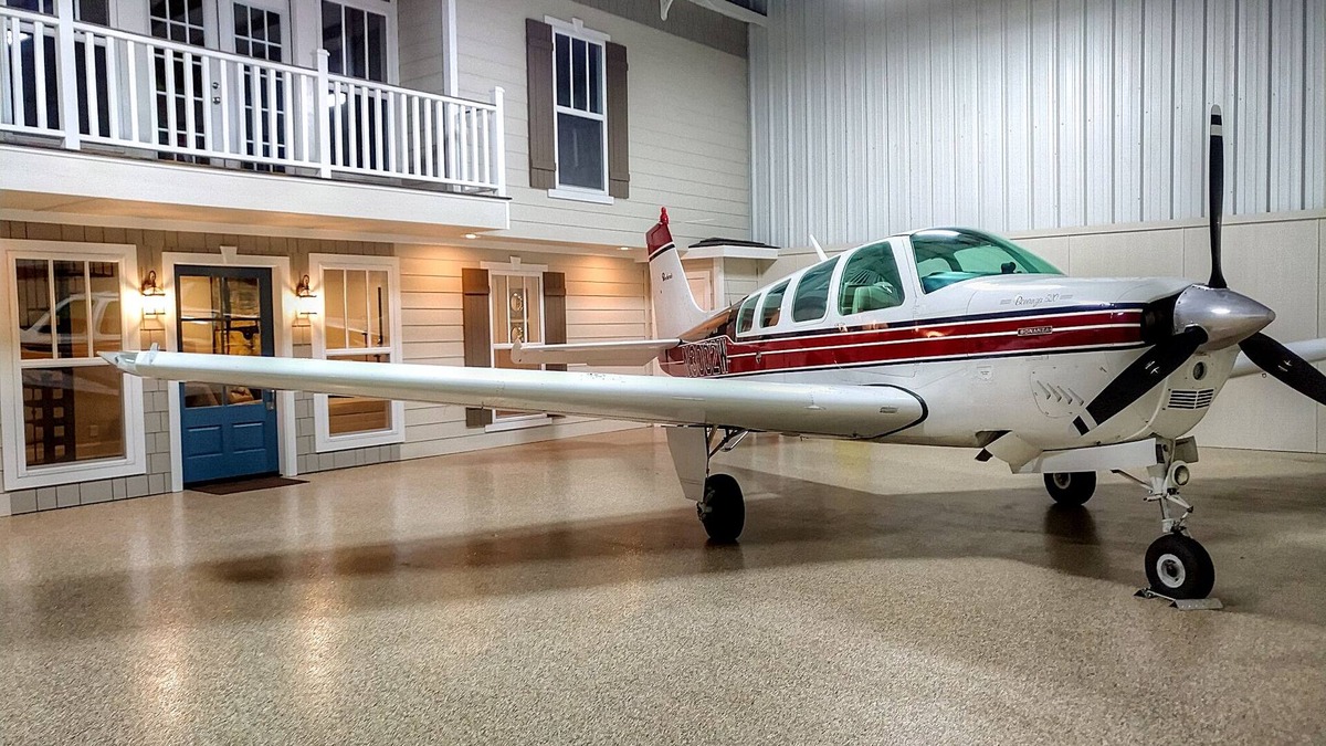 Haslet House | The Hangar Lodge-Unique Aircraft Hangar B&B