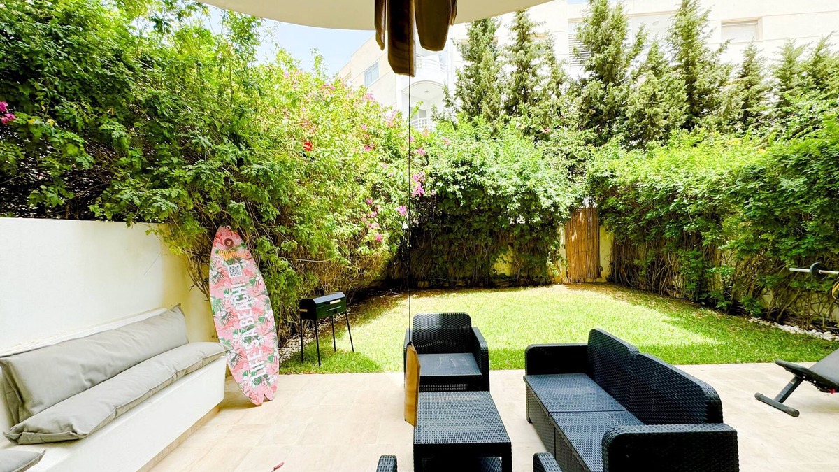 Sidi Daoud Apartment | The healthy flat:cosy with garden & sporty vibes