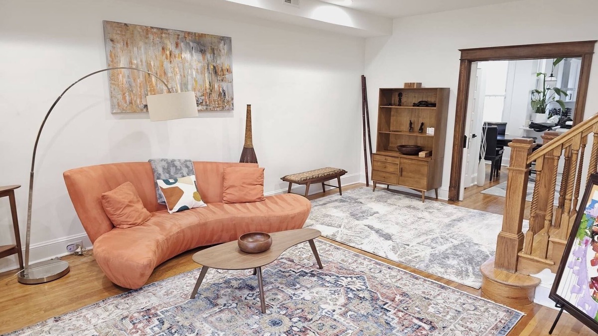 Truxton Circle Condo | The Hearth! On site parking! Minutes to restaurants, groceries and nightlife.