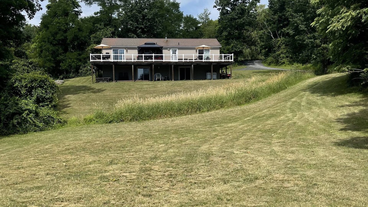 Catskill House | The Hideaway in the Catskills. Sprawling field and game room.
