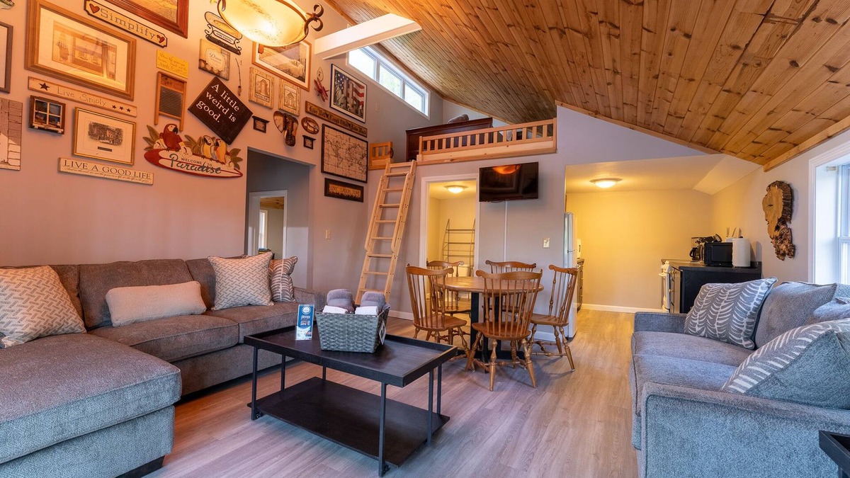 Alton Bay Cabin | The Hideaway, lake views & access sleeps 8 Now featuring AC Wi-FI and TV