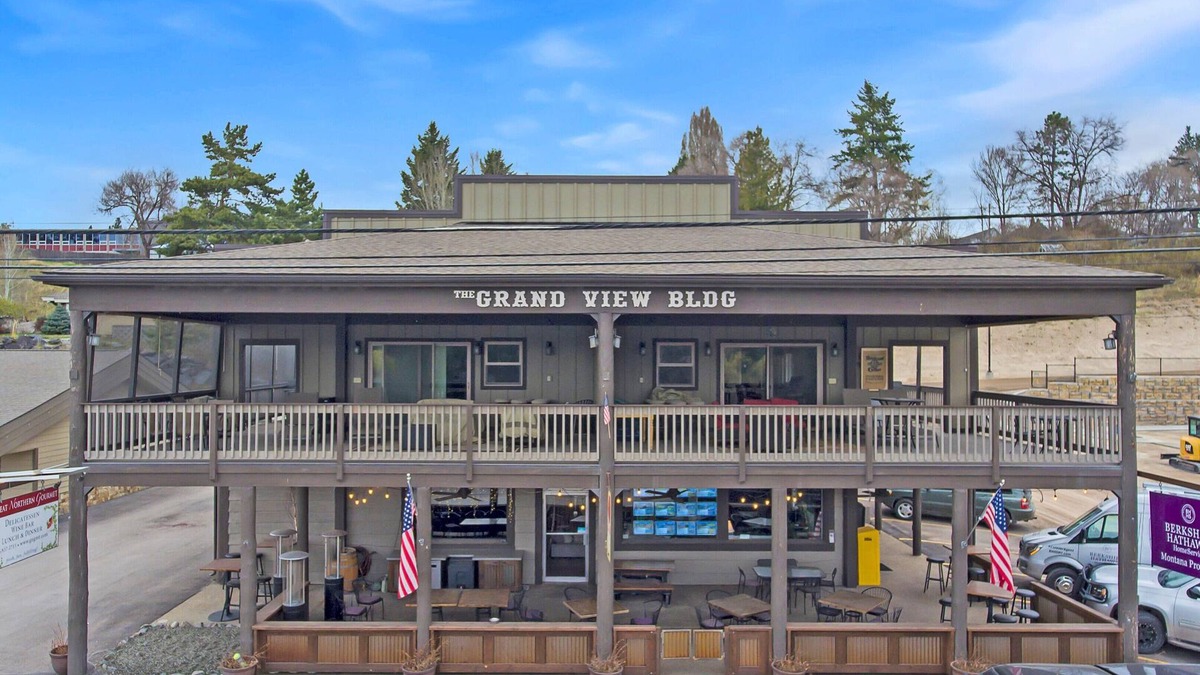 Bigfork Condo | The Historical Grand View Building on Bigfork Bay
