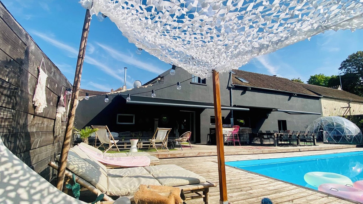 Moret-Loing-et-Orvanne Villa | The house of ELODIbiZA🌵+ swimming pool👙at 45mn🚂de PARIS !