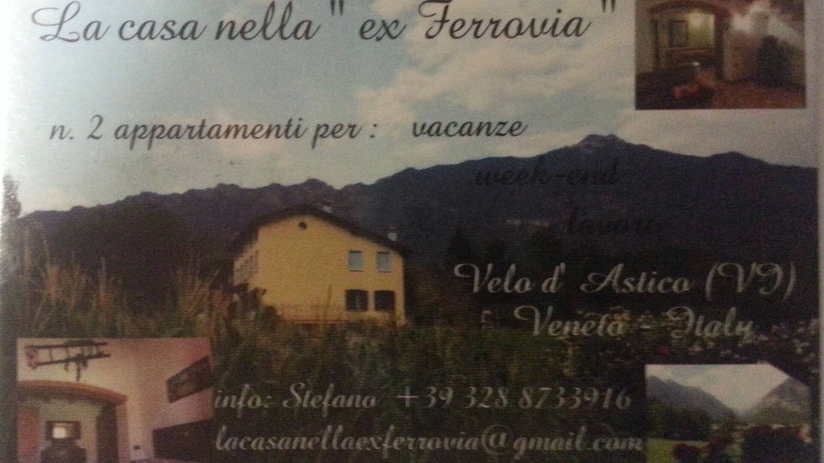 Velo d'Astico House | The house in Old Railway 2 (the places of the Great War)