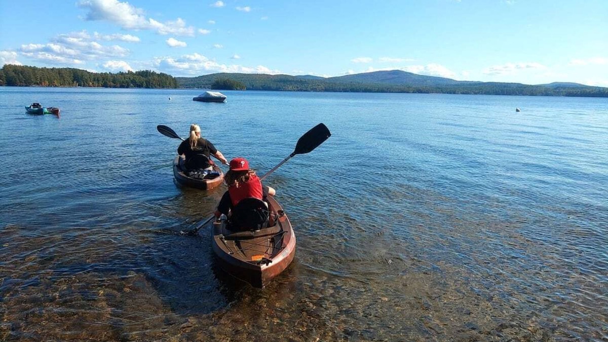 Wolfeboro Cabin | The Lake Escape - A Cozy Lakeside Cabin - Sleeps 8 - Grill, Kayak, Firepit