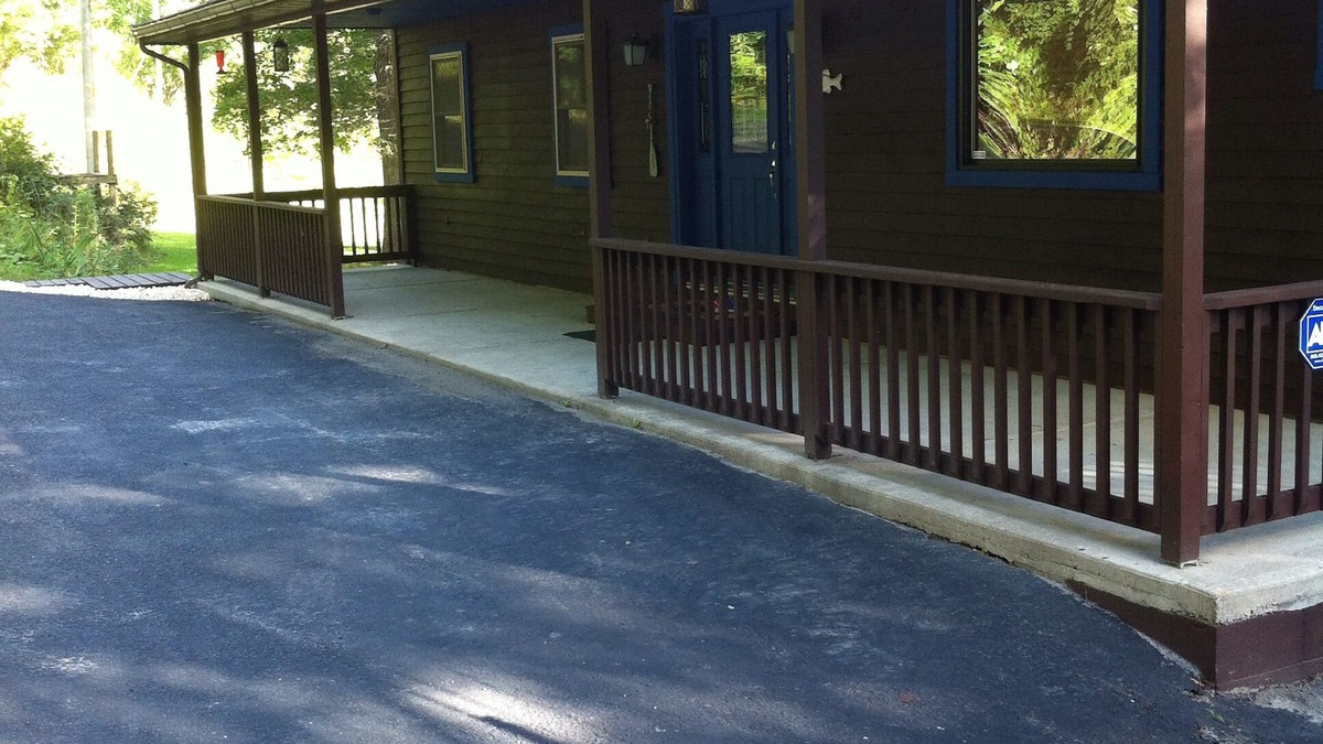 Elkins House | The landing on the shaver's fork