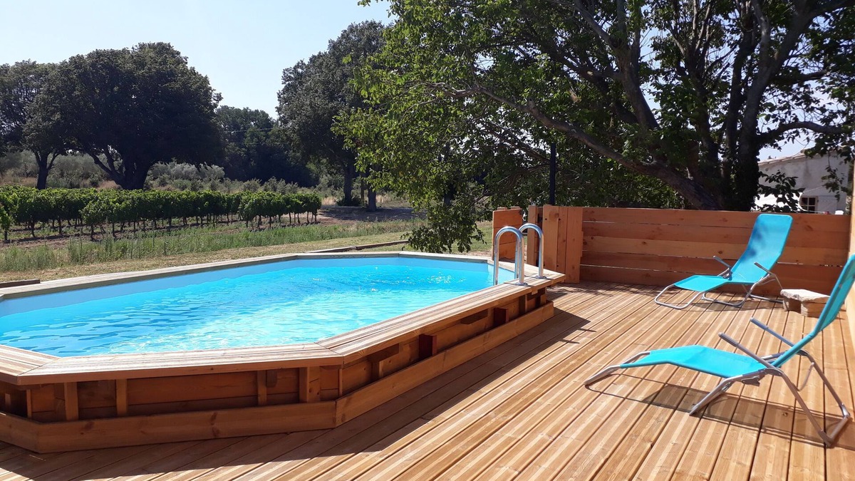 Chamaret House | The Little House In the Vines with Pool