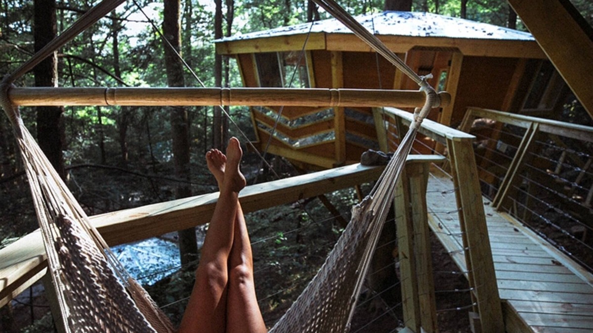Rogers Hotel | The Looking Glass: A Pair of Mirrored Treehouses