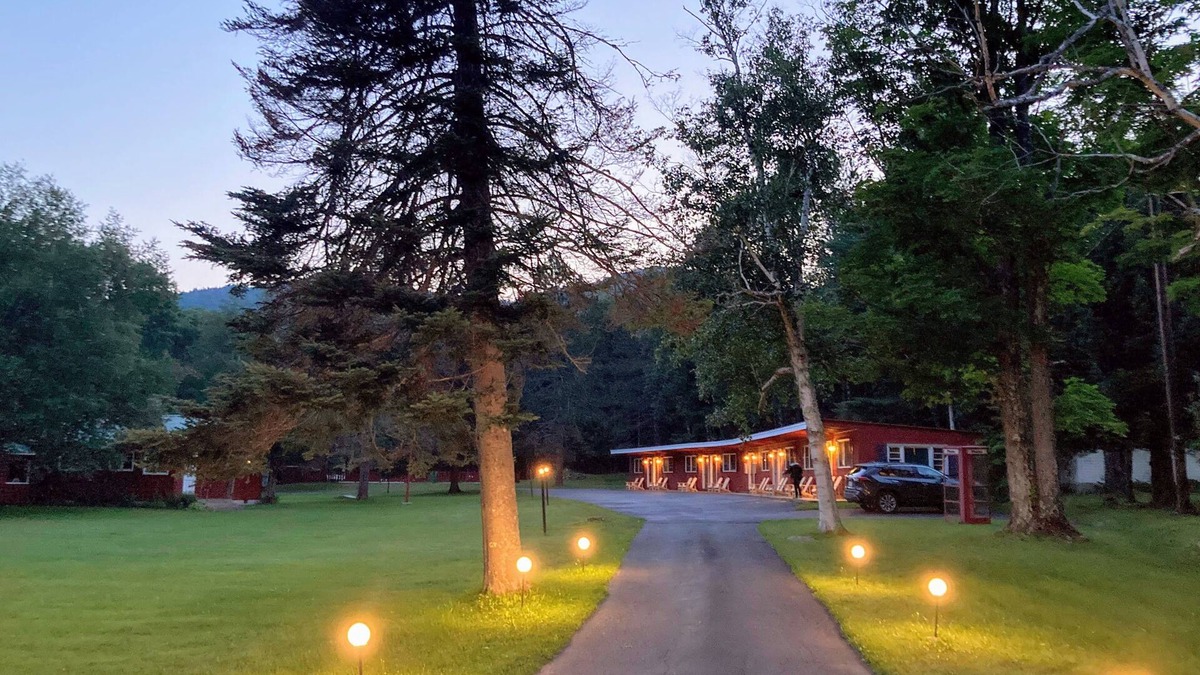 Indian Lake House | The Lorca ADK Motel Room 8 - two beds