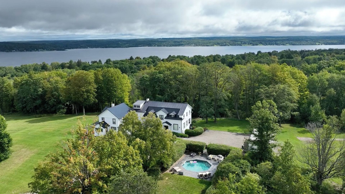 Chautauqua House | The Manor perched above CHQ nLake & CHQ Institution