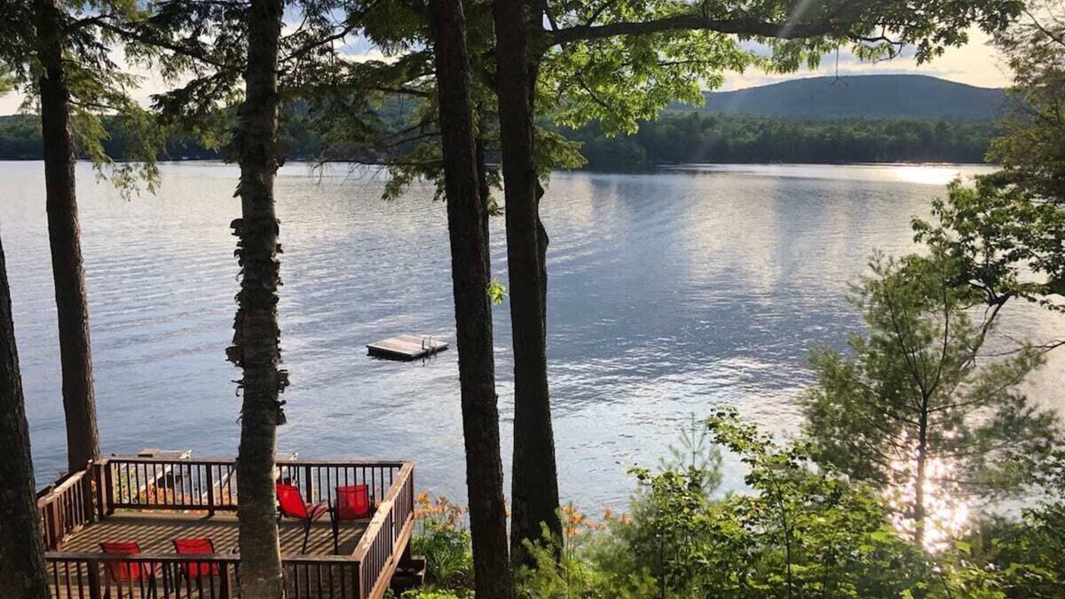 Rome Cabin | The Map House - Western facing updated fishing cabin on Long Pond lake