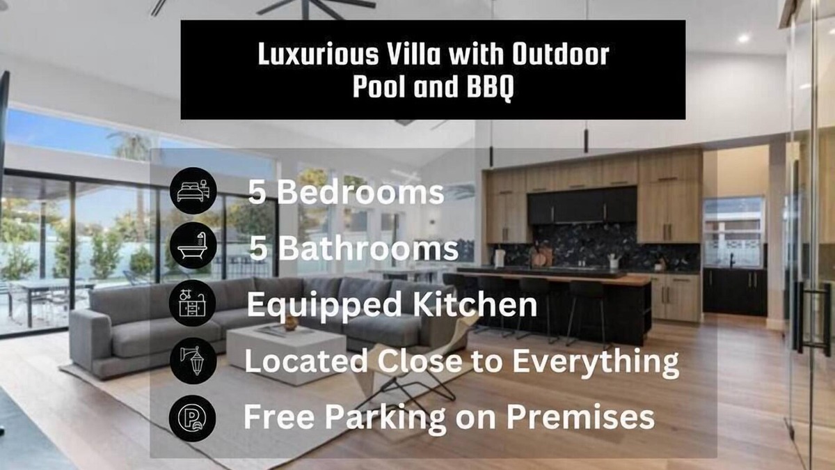 Camelback East Villa | The Mason - Luxurious Paradise in Phoenix with Heated Pool