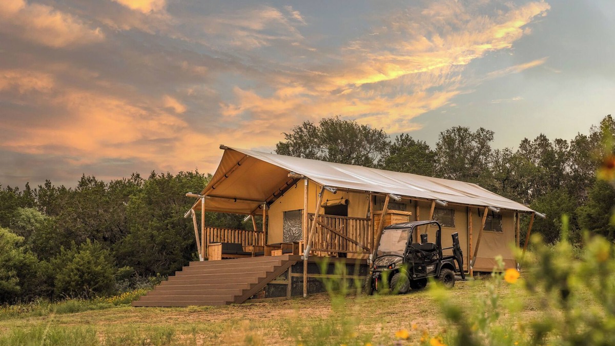 San Saba Cabin | The Meadow Tent at Hilla Ranch Glamping