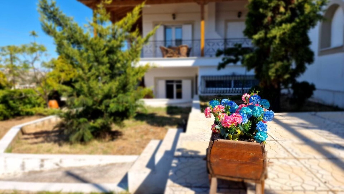 Ormos Agiou Ioannou Villa | The Mirador Boutique Villa with Scenic Sea View