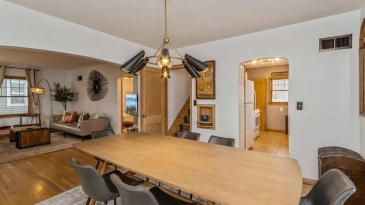 Iowa City House | The Monroe-Cozy Vintage Midcentury Modern Bungalow