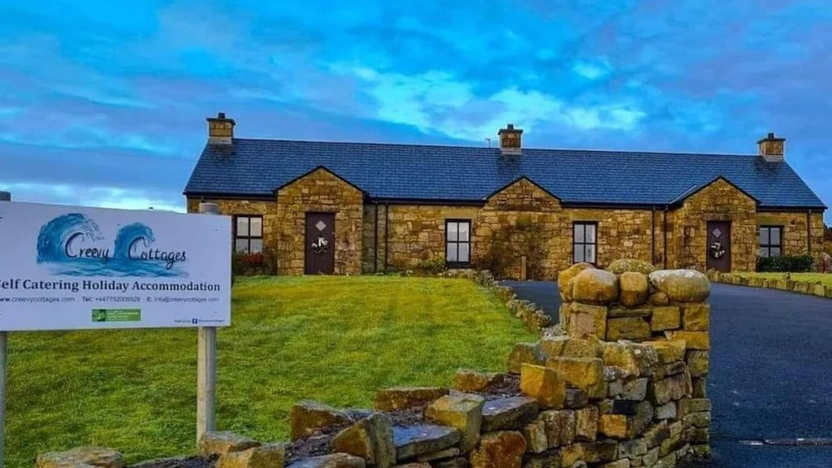 Creevy Cottage | The Moor by Creevy Cottages are 1 minute to pier/sea