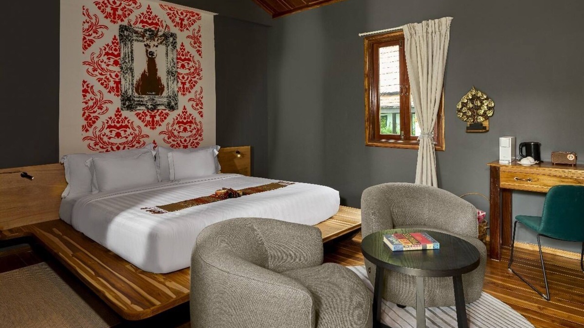 Luang Prabang House | The Namkhan Art Deluxe Room Luxurious Bungalow in the Nature