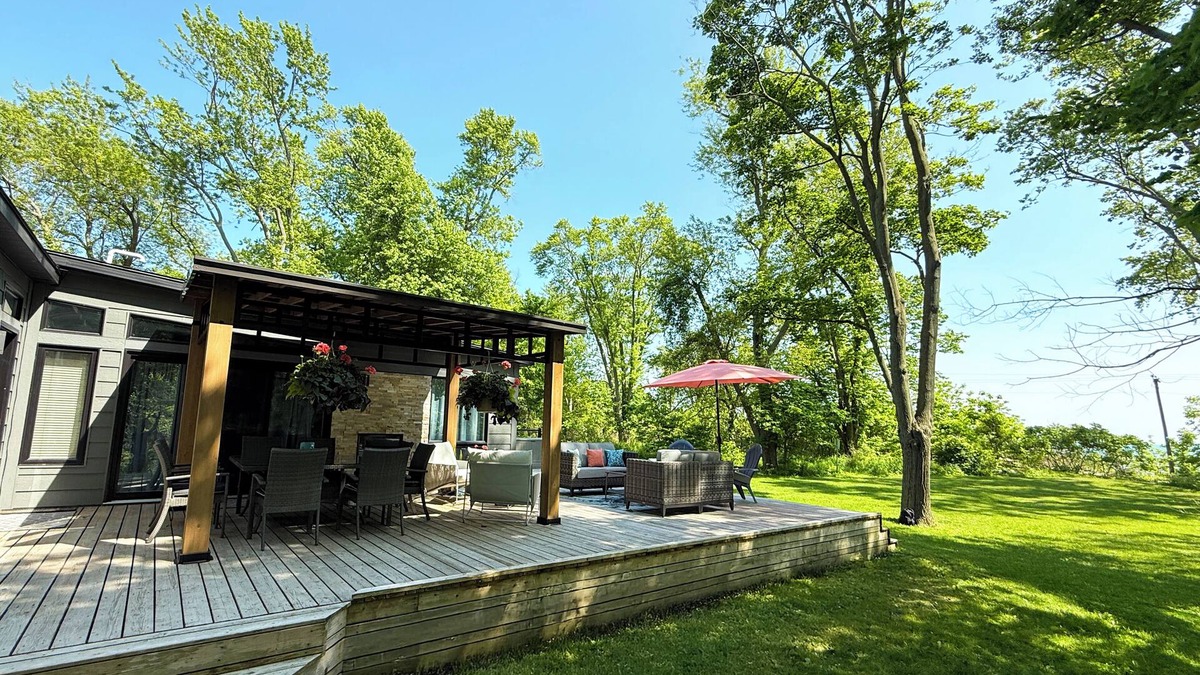 Amherstburg Cottage | The NEST-an upscale beach cottage in Holiday Beach Conservation Area