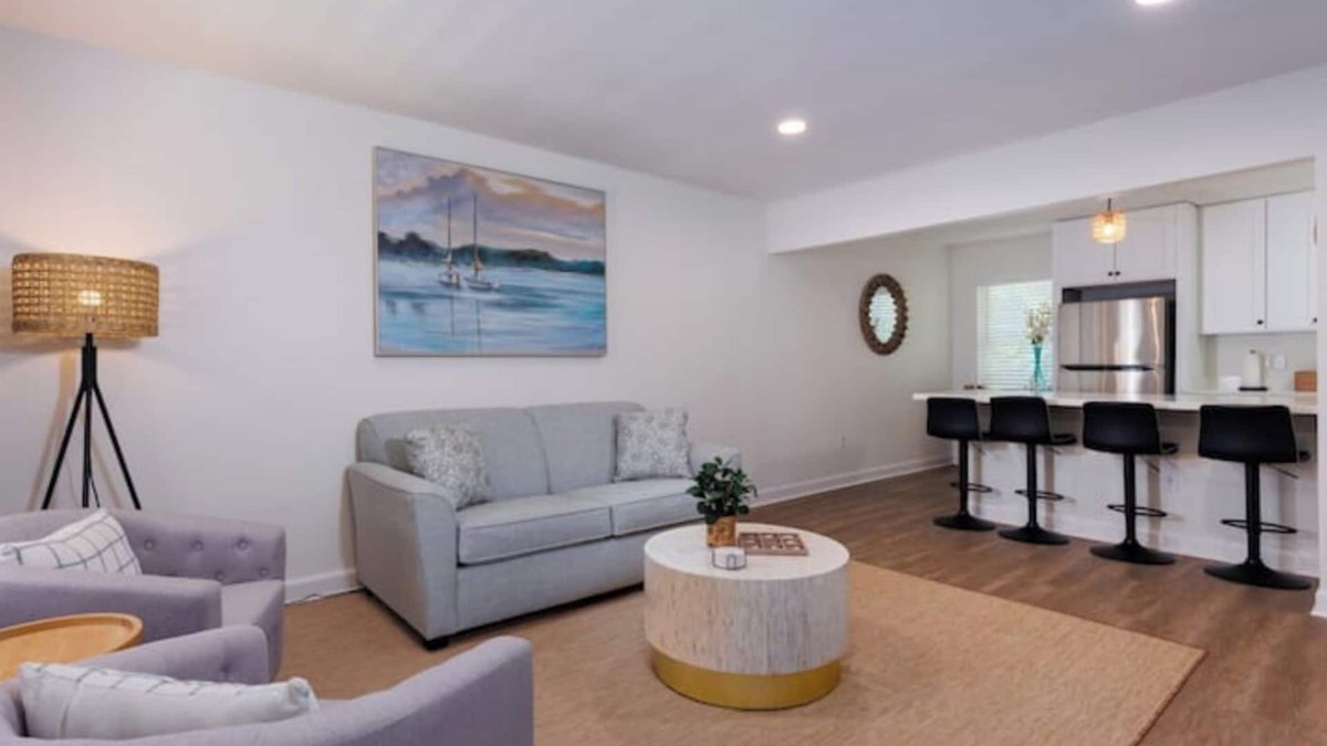 Biloxi Apartment | The Nest in OS-Steps to Downtown, Minutes to the Beach + Golf Cart Available