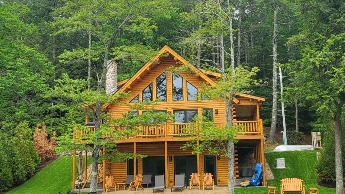 Amherst Cabin | The NEW Damon Pond Log Cabin