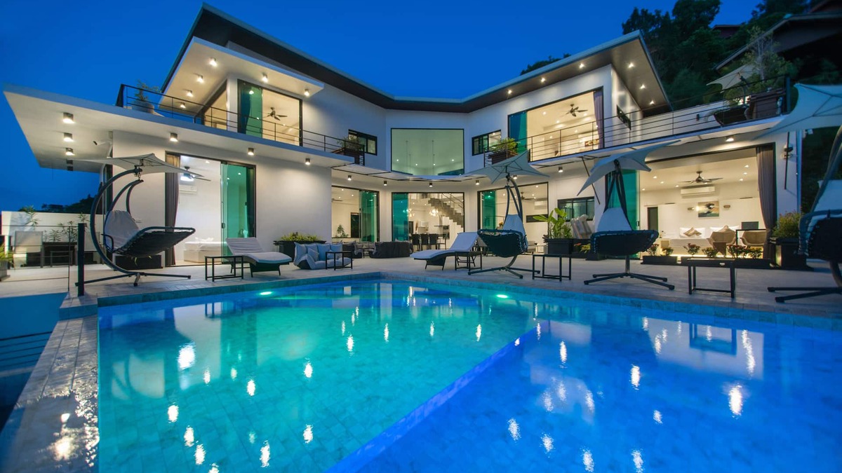 Haad Yao Villa | The new luxury architect modern villa in Haad Yao with huge amazing seaview.