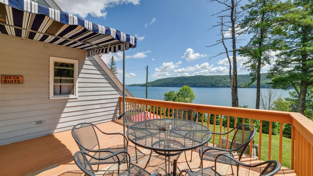 Cooperstown - Otsego Lake Apartment | The Perch: Lakefront Cooperstown Apt