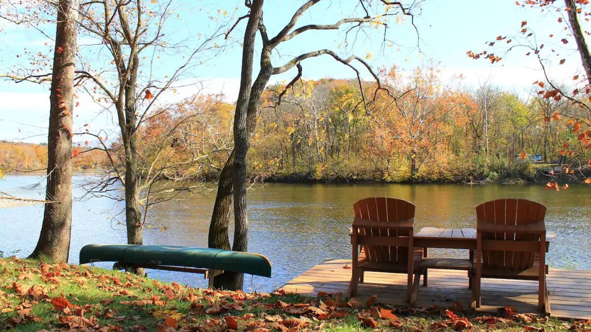 Luray Cabin | The Perch Riverfront Cabin - Starlink Wi-Fi