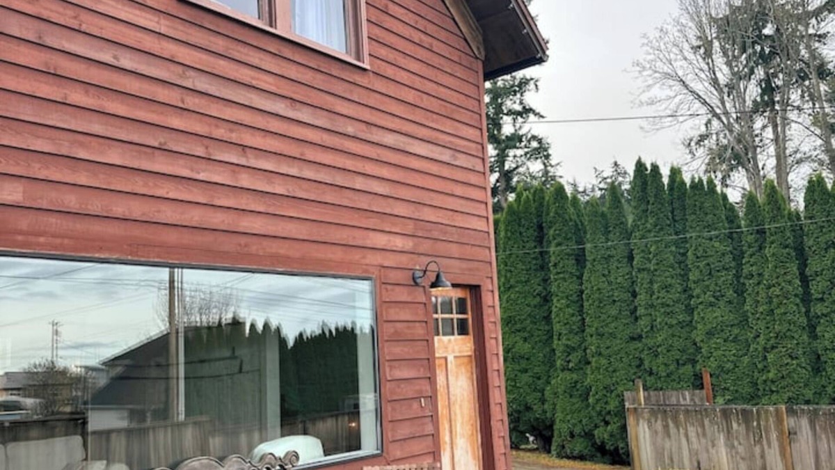 Camano Island House | The Red House, historic Camano Home beach access