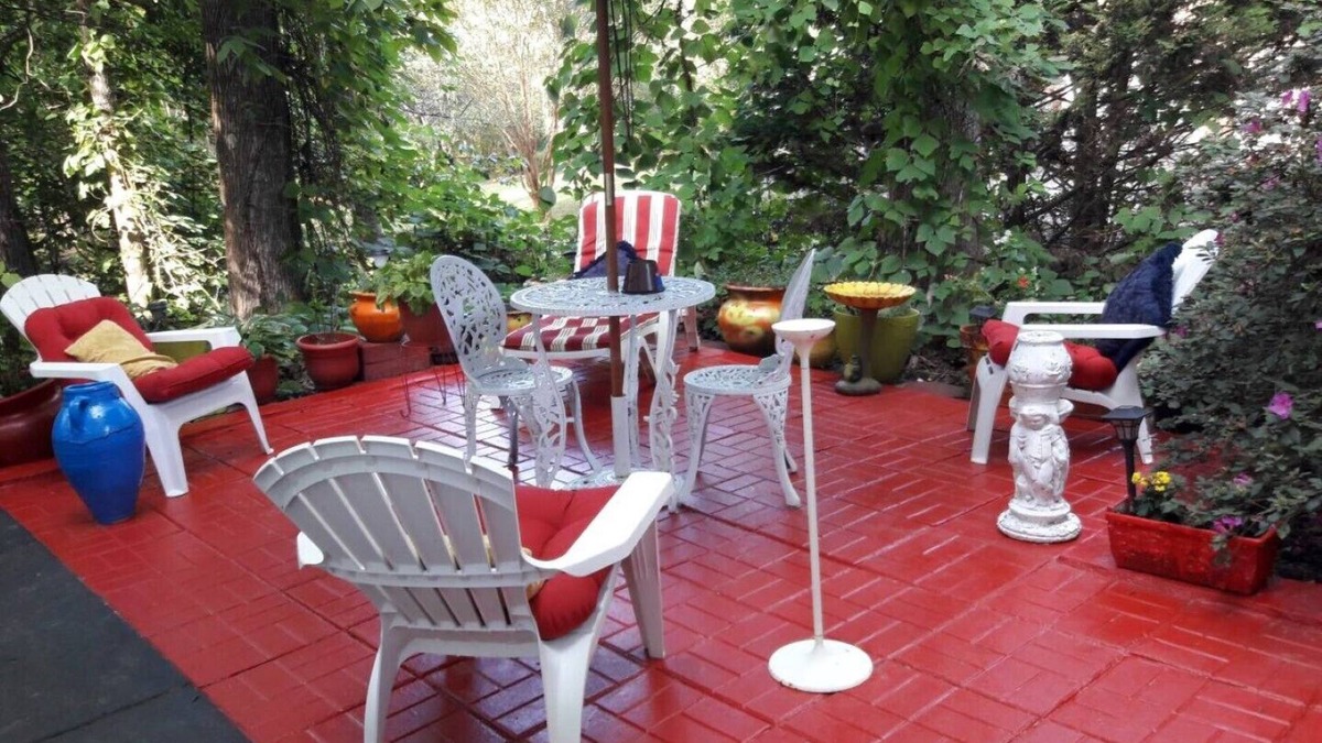 Lawrenceville House | The Red Terrace Apartment.