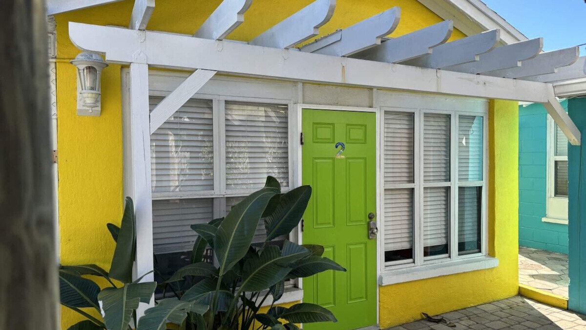 Indian Rocks Beach Cottage | The Seaside Cottages are located just across the street from Indian Rocks Beach!