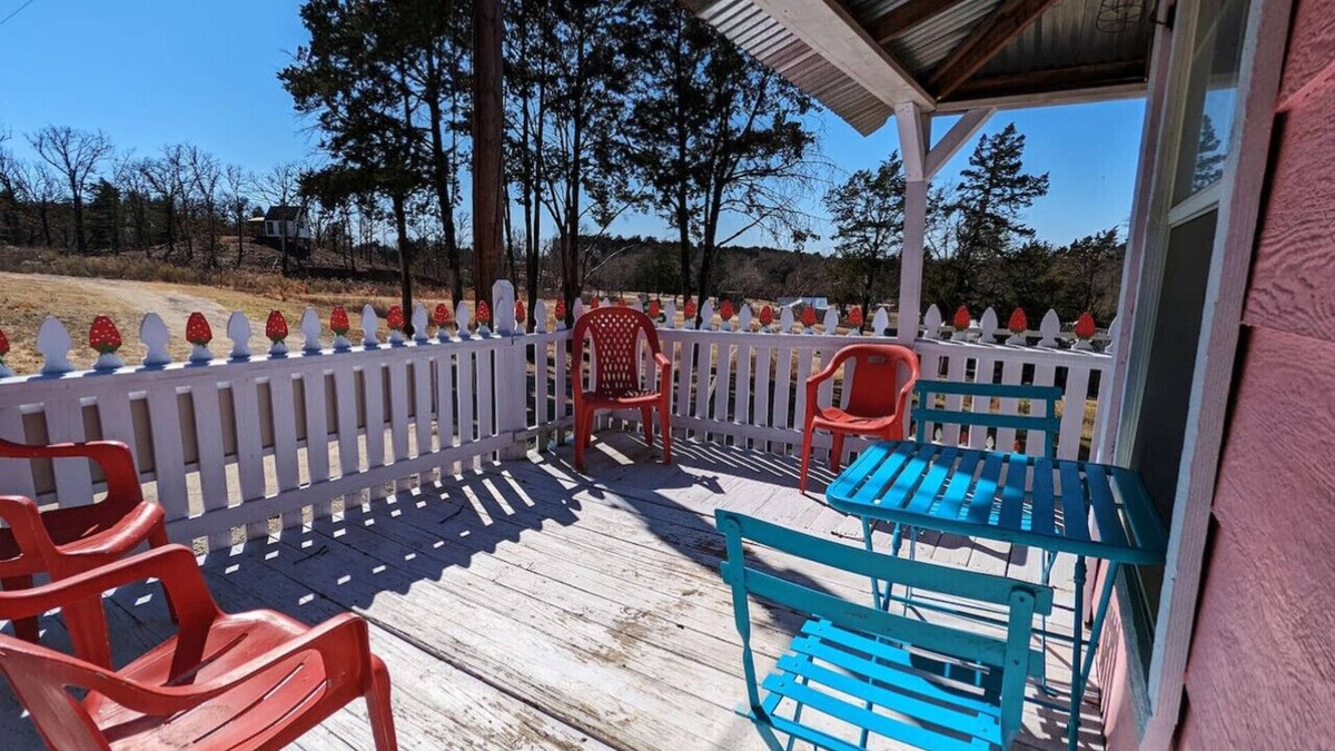 Canton Cabin | The Strawberry House Near First Monday Trade Days