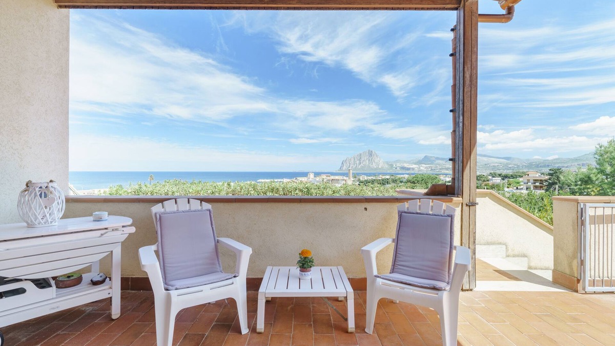 Tonnara di Bonagia Apartment | The Terrace on the sea