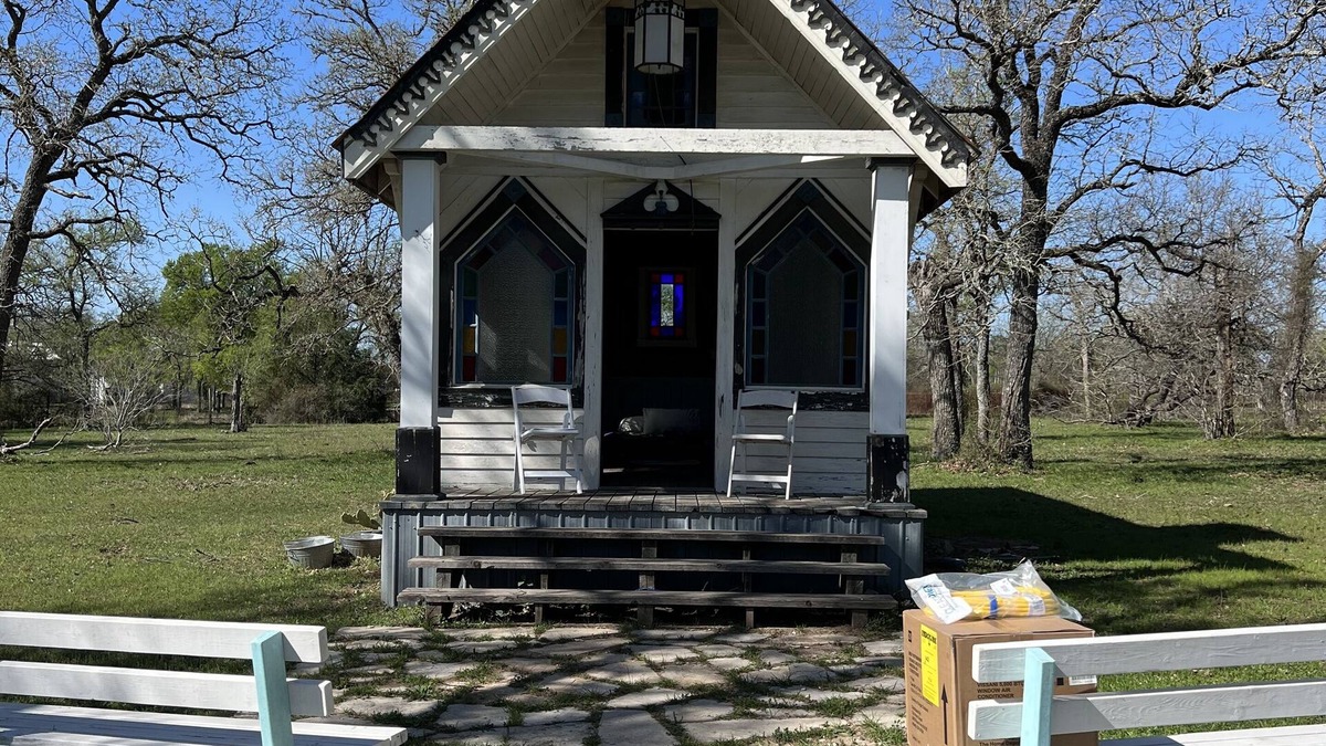 Garfield Cabin | The Tiny Chapel of Kindness: One of a Kind Tiny Chapel Glamping