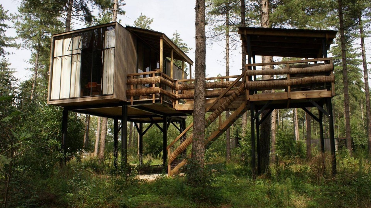 Maaseik House | The ultimate tree house experience including hottub