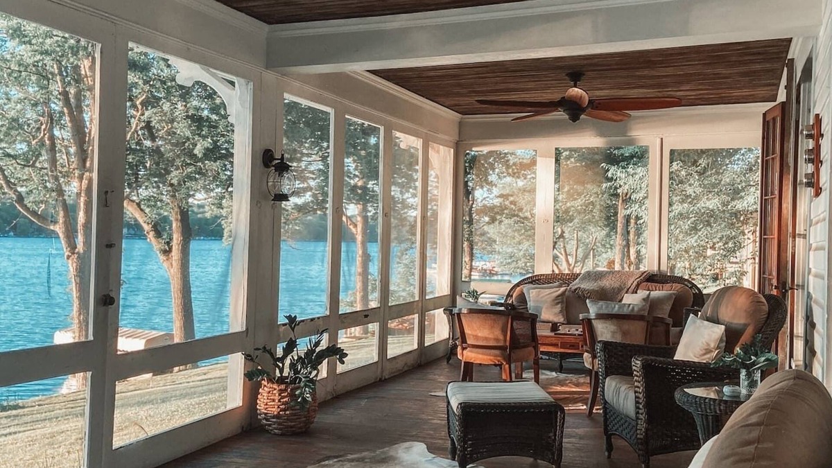 Perry House | The ultimate cottagecore experience in a serene lake country setting overlooking Silver Lake