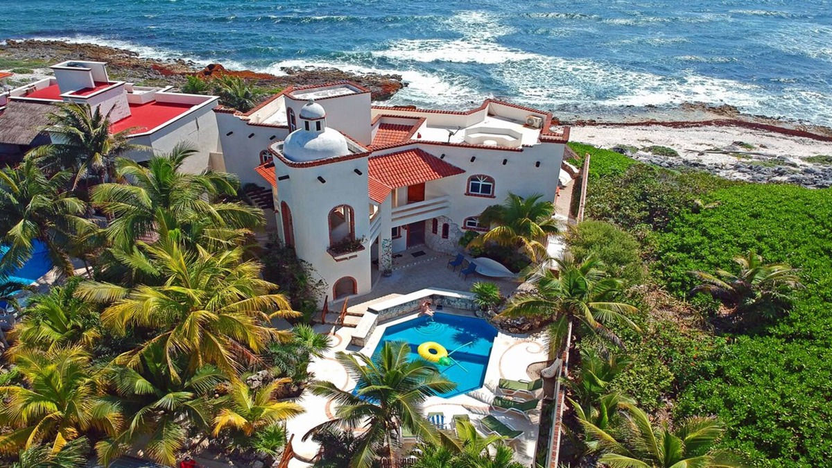 Akumal Villa | The views from Oceanfront Villa Cascadas in Akumal are breathtaking!