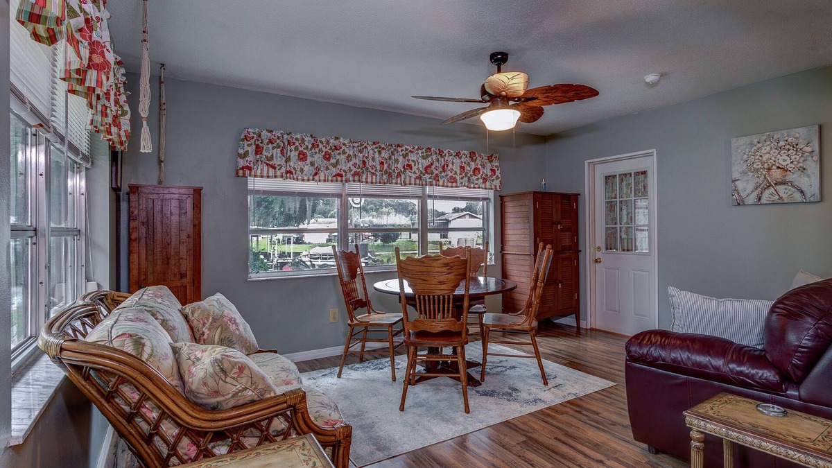 Inverness House | The Water Lily Lodge | Waterfront house in Inverness with rustic charm & kayaks