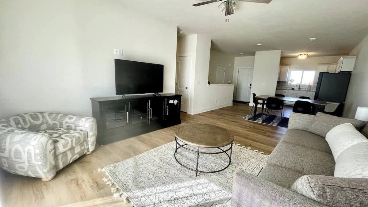 Papillion House | The White Pine Modern, Spacious with garage