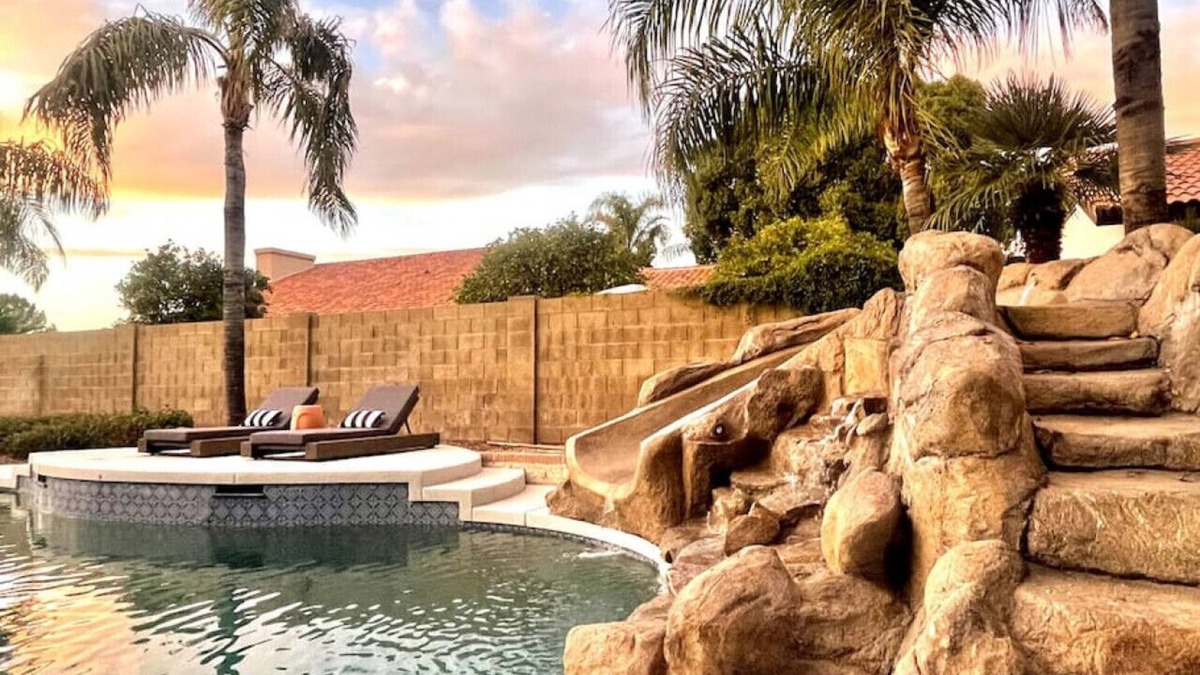 Thayer Estates House | The Wildflower · The Wildflower - Waterslide, Theater, B-ball