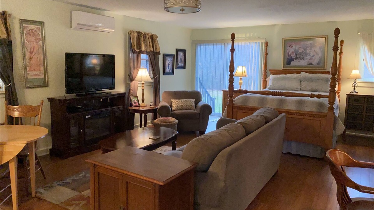 Mammoth Cottage | The Willow House Cottage is surrounded by gardens on two private acres.