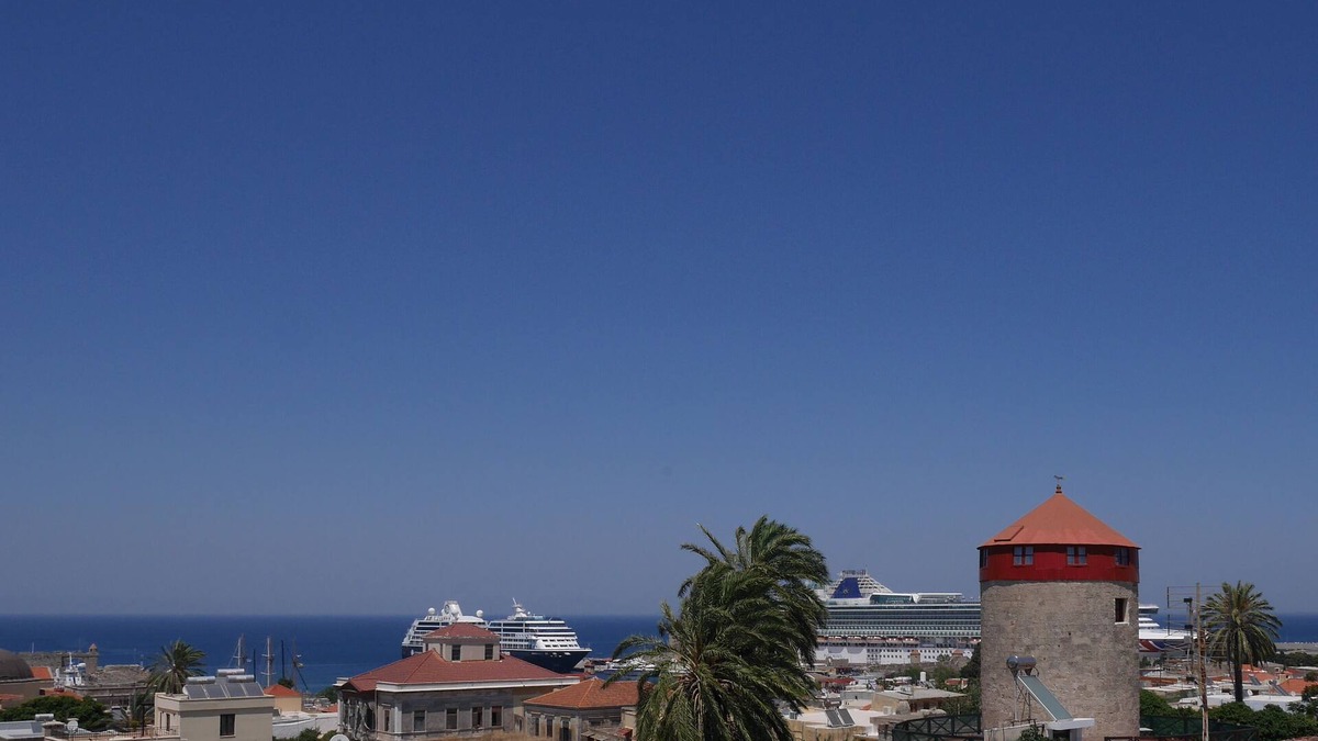 Rhodes Old Town Apartment | The windmill of the medieval city of Rhodes, Welcome at this unique place.