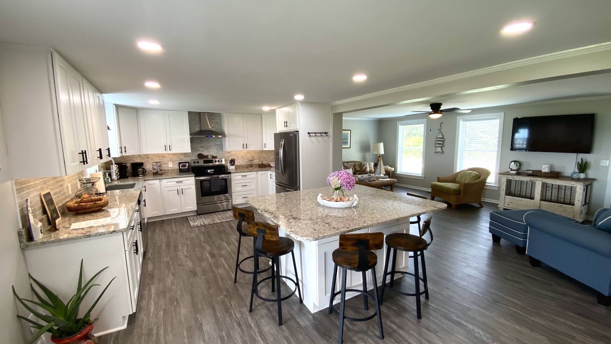 Gloucester House | The Yellowfin Inn- Down East Vacation Home with Sound Side Views