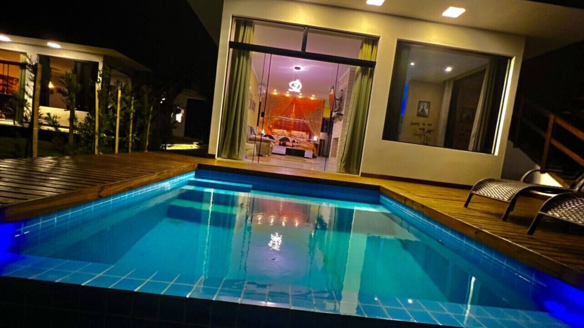 Praia Grande Ski Chalet | Theme Chalets with heated pool at the foot of the Malacara Canyon.