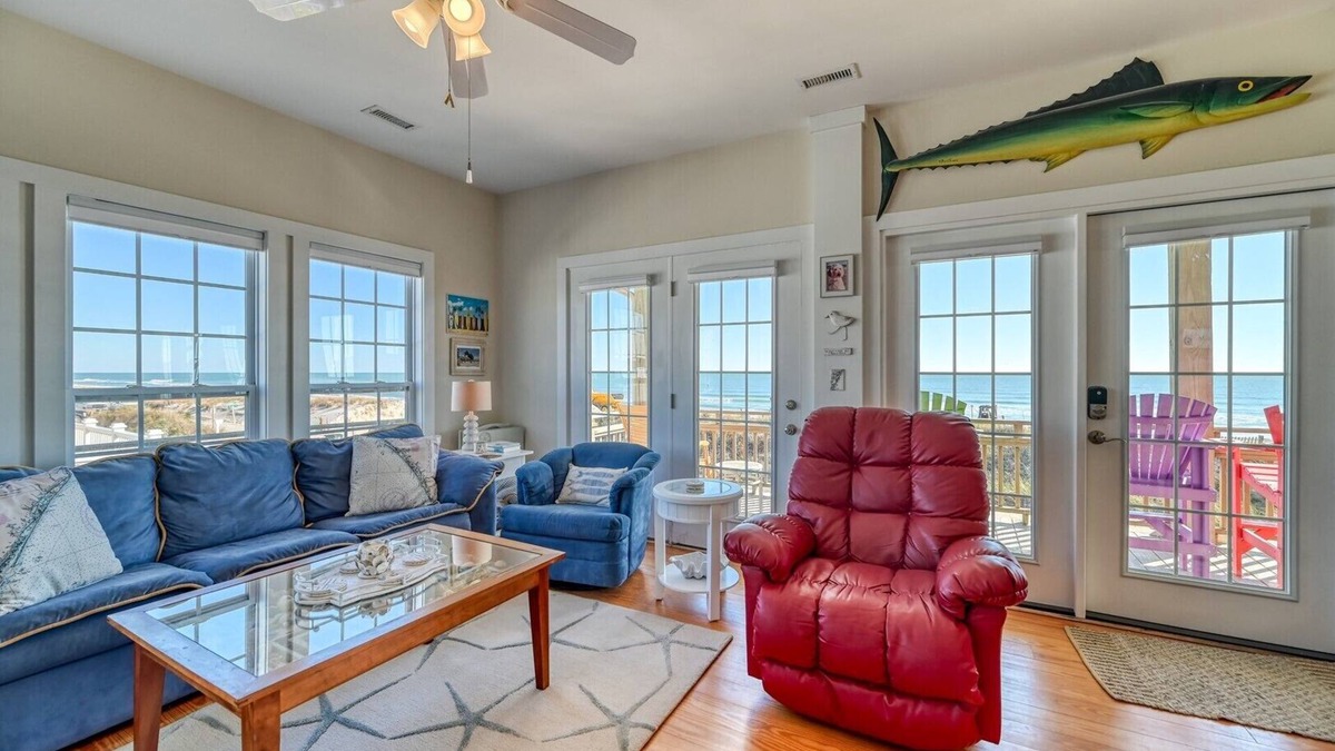 North Topsail Beach House | This'L Do - Oceanfront - Charming Upcycled Vintage Beach House