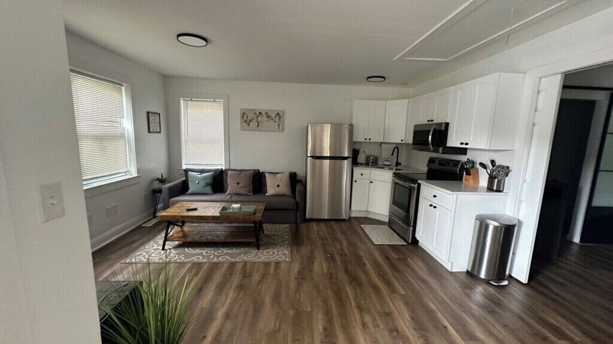 South Britain Apartment | This lake house retreat has everything you need for a peaceful escape.