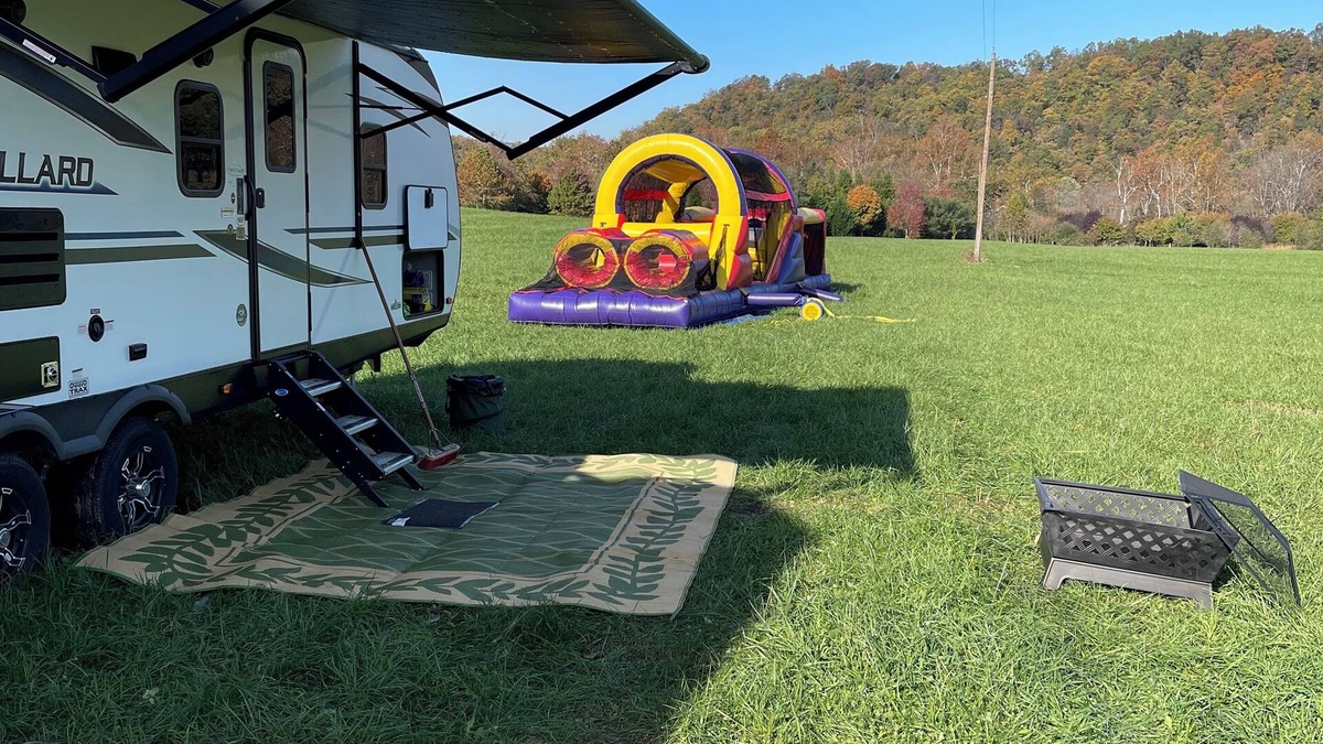 Fishers Hill House | This RV will accommodate 4 adults or two adults and 3-4 kids.